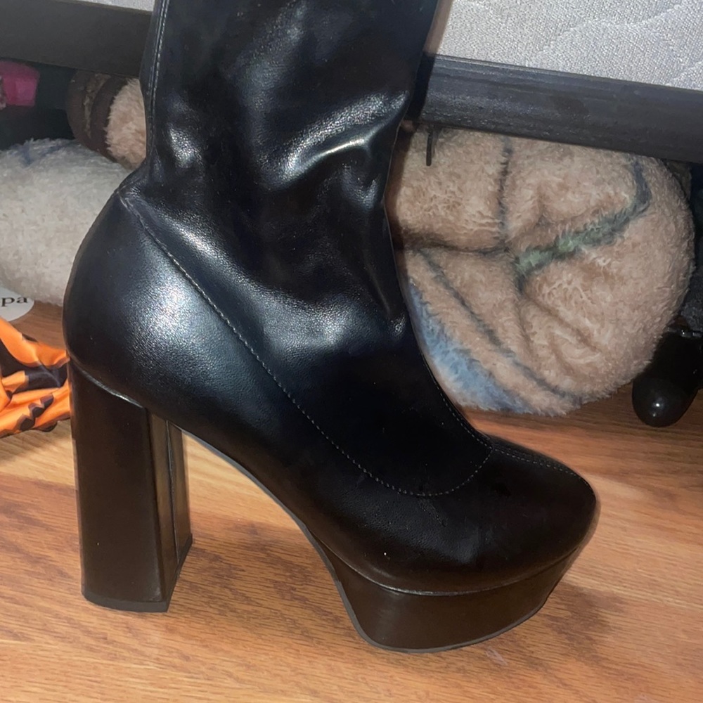 thigh high heels, comfortable like extremely.